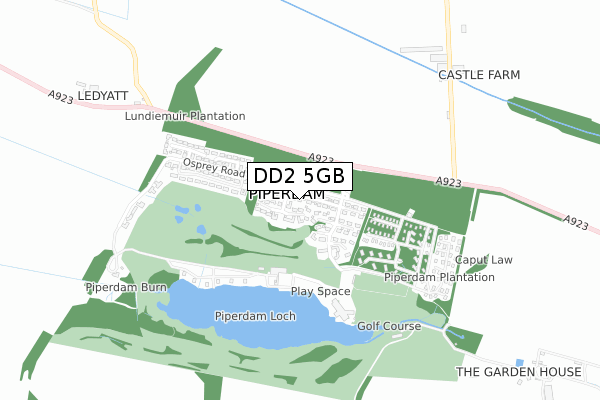 DD2 5GB map - small scale - OS Open Zoomstack (Ordnance Survey)