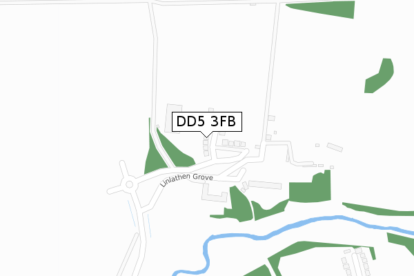DD5 3FB map - large scale - OS Open Zoomstack (Ordnance Survey) DD5 3FB map - large scale - OS Open Zoomstack (Ordnance Survey)