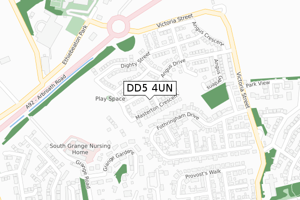 DD5 4UN map - large scale - OS Open Zoomstack (Ordnance Survey) DD5 4UN map - large scale - OS Open Zoomstack (Ordnance Survey)