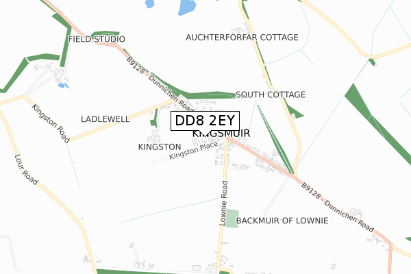 DD8 2EY map - small scale - OS Open Zoomstack (Ordnance Survey)