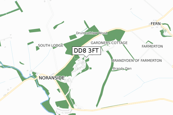 DD8 3FT map - small scale - OS Open Zoomstack (Ordnance Survey) DD8 3FT map - small scale - OS Open Zoomstack (Ordnance Survey)