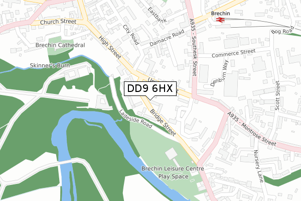 DD9 6HX map - large scale - OS Open Zoomstack (Ordnance Survey) DD9 6HX map - large scale - OS Open Zoomstack (Ordnance Survey)