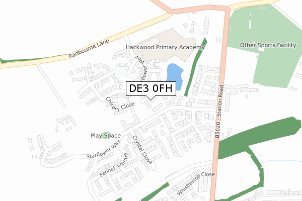 DE3 0FH map - large scale - OS Open Zoomstack (Ordnance Survey) DE3 0FH map - large scale - OS Open Zoomstack (Ordnance Survey)
