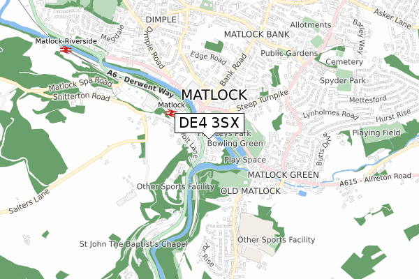 DE4 3SX maps, stats, and open data