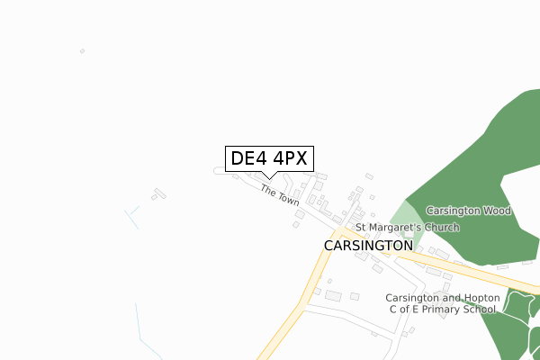 DE4 4PX map - large scale - OS Open Zoomstack (Ordnance Survey) DE4 4PX map - large scale - OS Open Zoomstack (Ordnance Survey)