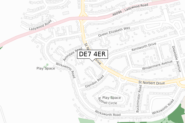 DE7 4ER map - large scale - OS Open Zoomstack (Ordnance Survey) DE7 4ER map - large scale - OS Open Zoomstack (Ordnance Survey)