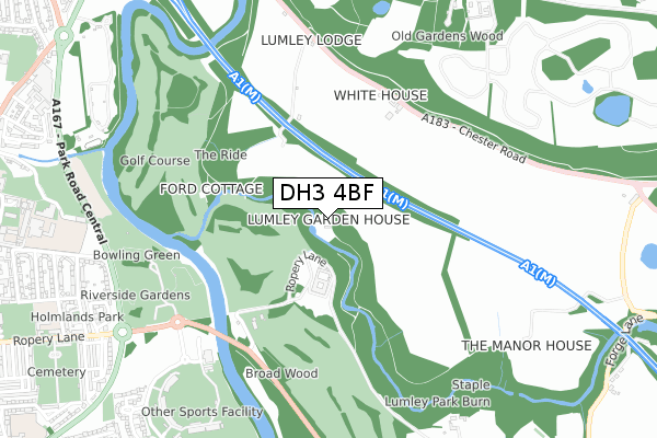 DH3 4BF map - small scale - OS Open Zoomstack (Ordnance Survey) DH3 4BF map - small scale - OS Open Zoomstack (Ordnance Survey)