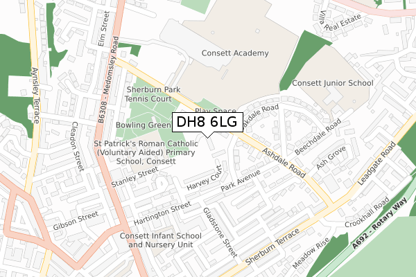 DH8 6LG map - large scale - OS Open Zoomstack (Ordnance Survey) DH8 6LG map - large scale - OS Open Zoomstack (Ordnance Survey)