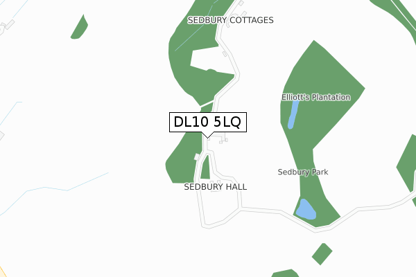 DL10 5LQ map - large scale - OS Open Zoomstack (Ordnance Survey) DL10 5LQ map - large scale - OS Open Zoomstack (Ordnance Survey)