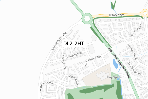 DL2 2HT map - large scale - OS Open Zoomstack (Ordnance Survey) DL2 2HT map - large scale - OS Open Zoomstack (Ordnance Survey)