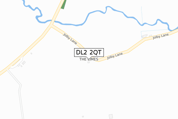 DL2 2QT map - large scale - OS Open Zoomstack (Ordnance Survey) DL2 2QT map - large scale - OS Open Zoomstack (Ordnance Survey)
