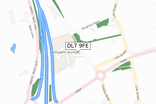 DL7 9FE map - large scale - OS Open Zoomstack (Ordnance Survey) DL7 9FE map - large scale - OS Open Zoomstack (Ordnance Survey)