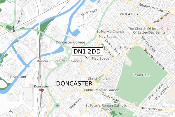 DN1 2DD map - small scale - OS Open Zoomstack (Ordnance Survey) DN1 2DD map - small scale - OS Open Zoomstack (Ordnance Survey)