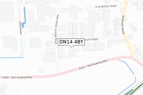 DN14 4BY map - large scale - OS Open Zoomstack (Ordnance Survey) DN14 4BY map - large scale - OS Open Zoomstack (Ordnance Survey)