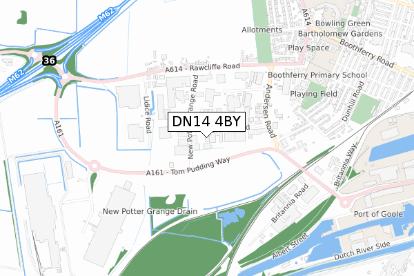 DN14 4BY map - small scale - OS Open Zoomstack (Ordnance Survey) DN14 4BY map - small scale - OS Open Zoomstack (Ordnance Survey)