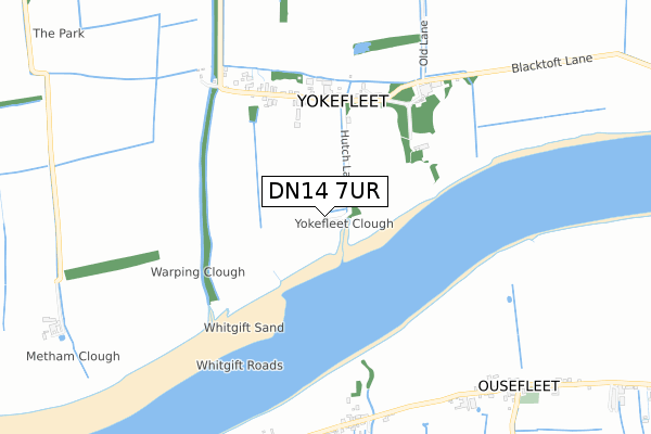 DN14 7UR map - small scale - OS Open Zoomstack (Ordnance Survey) DN14 7UR map - small scale - OS Open Zoomstack (Ordnance Survey)