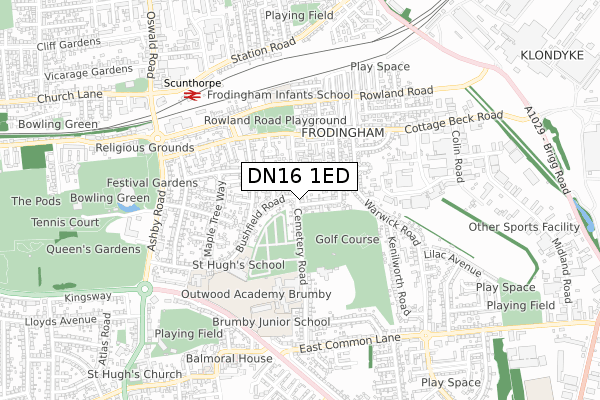 DN16 1ED map - small scale - OS Open Zoomstack (Ordnance Survey) DN16 1ED map - small scale - OS Open Zoomstack (Ordnance Survey)