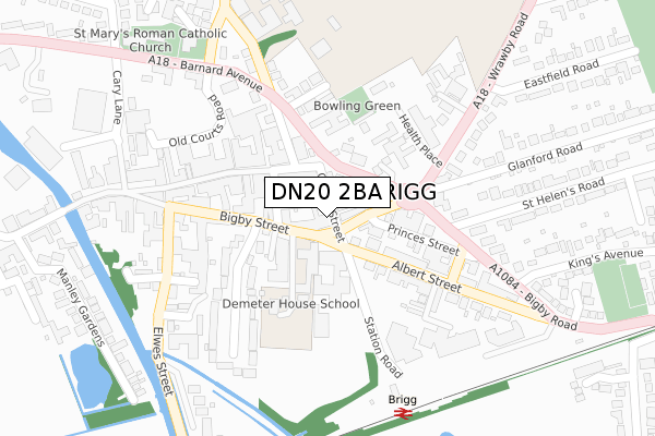 DN20 2BA map - large scale - OS Open Zoomstack (Ordnance Survey) DN20 2BA map - large scale - OS Open Zoomstack (Ordnance Survey)
