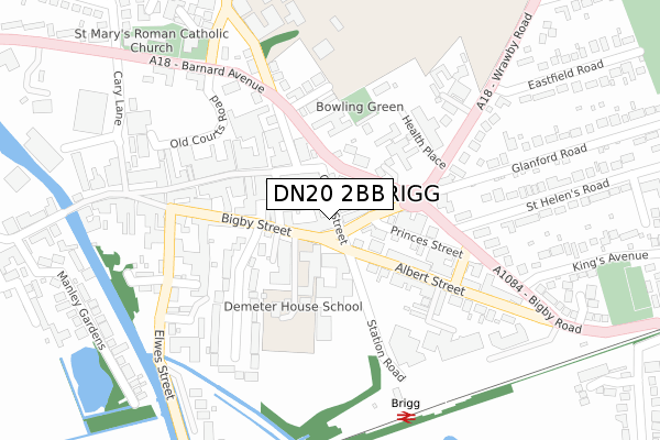 DN20 2BB map - large scale - OS Open Zoomstack (Ordnance Survey) DN20 2BB map - large scale - OS Open Zoomstack (Ordnance Survey)