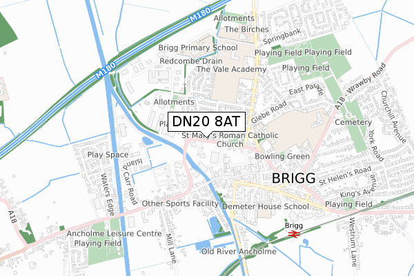 DN20 8AT map - small scale - OS Open Zoomstack (Ordnance Survey) DN20 8AT map - small scale - OS Open Zoomstack (Ordnance Survey)
