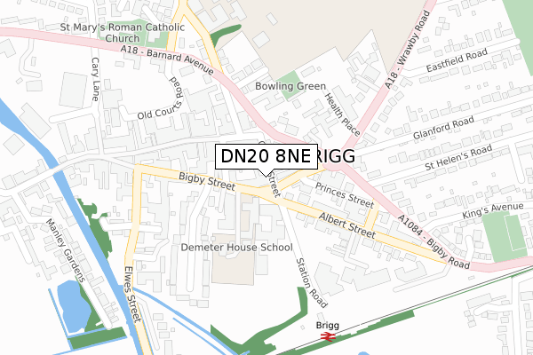 DN20 8NE map - large scale - OS Open Zoomstack (Ordnance Survey) DN20 8NE map - large scale - OS Open Zoomstack (Ordnance Survey)