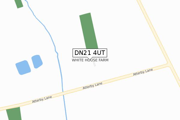 DN21 4UT map - large scale - OS Open Zoomstack (Ordnance Survey)