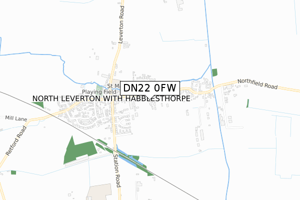 DN22 0FW map - small scale - OS Open Zoomstack (Ordnance Survey) DN22 0FW map - small scale - OS Open Zoomstack (Ordnance Survey)
