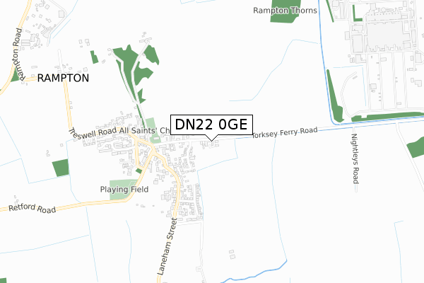 DN22 0GE map - small scale - OS Open Zoomstack (Ordnance Survey) DN22 0GE map - small scale - OS Open Zoomstack (Ordnance Survey)