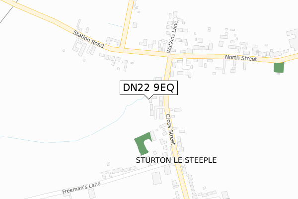 DN22 9EQ map - large scale - OS Open Zoomstack (Ordnance Survey) DN22 9EQ map - large scale - OS Open Zoomstack (Ordnance Survey)