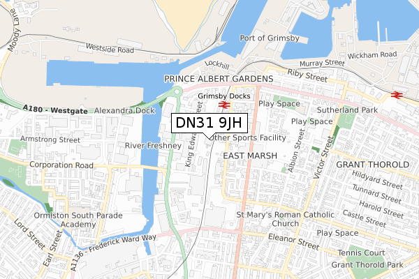 DN31 9JH map - small scale - OS Open Zoomstack (Ordnance Survey) DN31 9JH map - small scale - OS Open Zoomstack (Ordnance Survey)