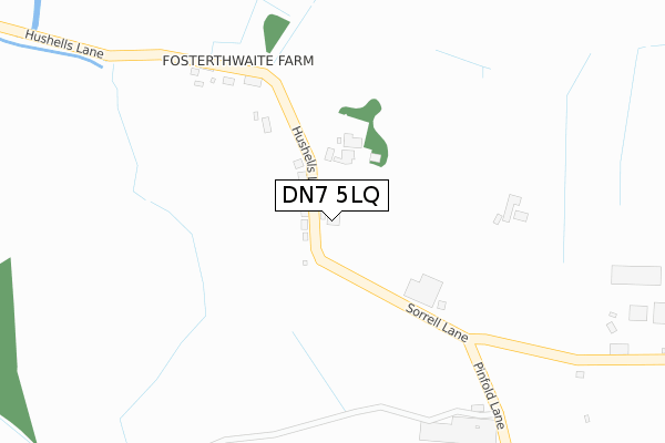 DN7 5LQ map - large scale - OS Open Zoomstack (Ordnance Survey)