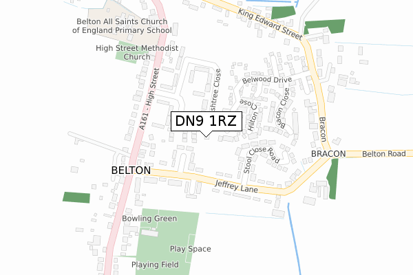 DN9 1RZ map - large scale - OS Open Zoomstack (Ordnance Survey) DN9 1RZ map - large scale - OS Open Zoomstack (Ordnance Survey)