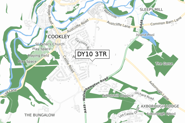 DY10 3TR map - small scale - OS Open Zoomstack (Ordnance Survey) DY10 3TR map - small scale - OS Open Zoomstack (Ordnance Survey)