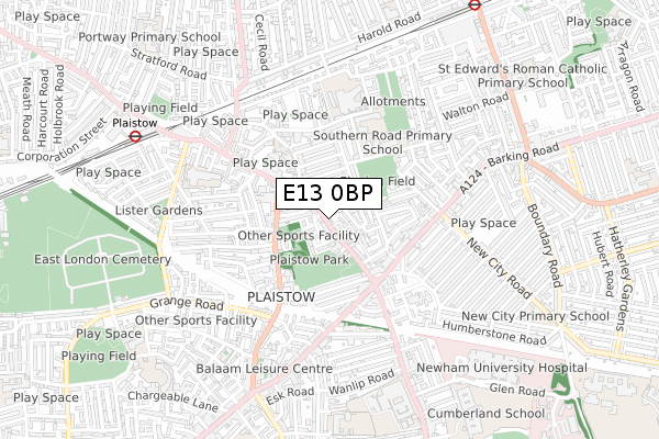 E13 0BP map - small scale - OS Open Zoomstack (Ordnance Survey) E13 0BP map - small scale - OS Open Zoomstack (Ordnance Survey)