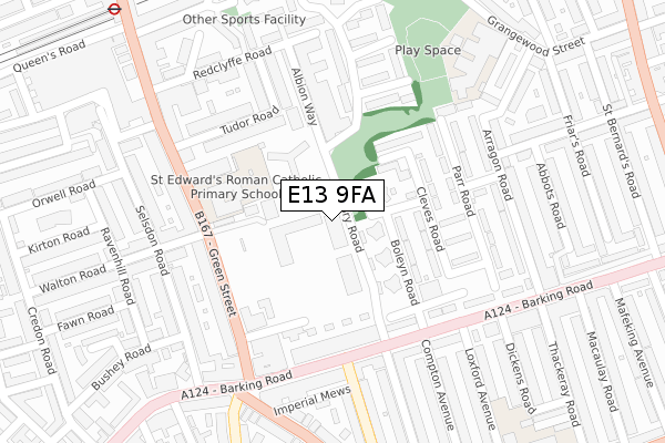 E13 9FA map - large scale - OS Open Zoomstack (Ordnance Survey) E13 9FA map - large scale - OS Open Zoomstack (Ordnance Survey)