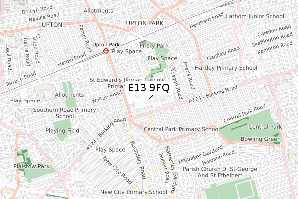 E13 9FQ map - small scale - OS Open Zoomstack (Ordnance Survey) E13 9FQ map - small scale - OS Open Zoomstack (Ordnance Survey)