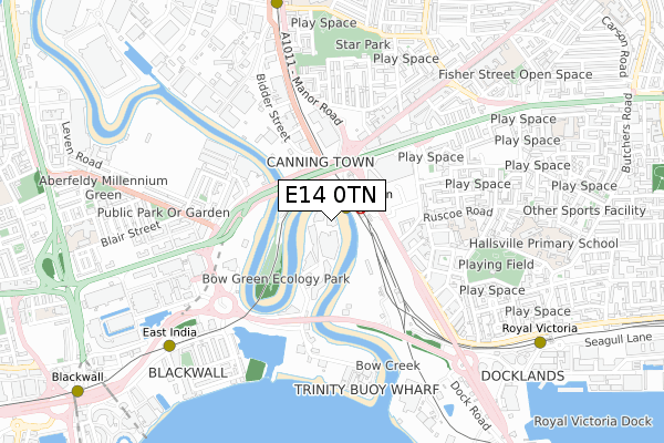 E14 0TN map - small scale - OS Open Zoomstack (Ordnance Survey) E14 0TN map - small scale - OS Open Zoomstack (Ordnance Survey)