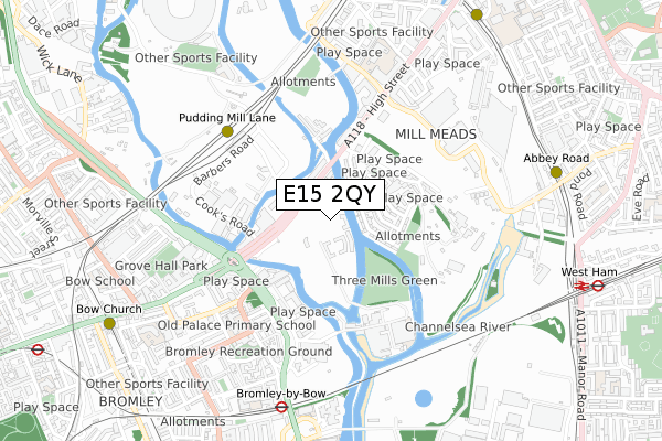 E15 2QY map - small scale - OS Open Zoomstack (Ordnance Survey) E15 2QY map - small scale - OS Open Zoomstack (Ordnance Survey)