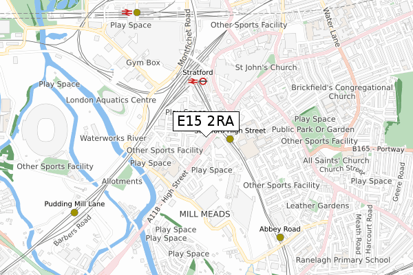 E15 2RA map - small scale - OS Open Zoomstack (Ordnance Survey) E15 2RA map - small scale - OS Open Zoomstack (Ordnance Survey)