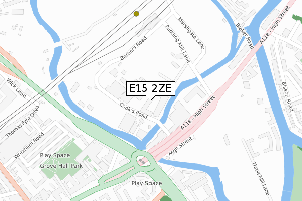 E15 2ZE map - large scale - OS Open Zoomstack (Ordnance Survey) E15 2ZE map - large scale - OS Open Zoomstack (Ordnance Survey)