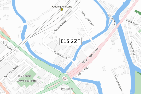 E15 2ZF map - large scale - OS Open Zoomstack (Ordnance Survey) E15 2ZF map - large scale - OS Open Zoomstack (Ordnance Survey)