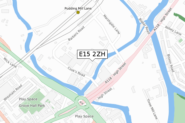 E15 2ZH map - large scale - OS Open Zoomstack (Ordnance Survey) E15 2ZH map - large scale - OS Open Zoomstack (Ordnance Survey)