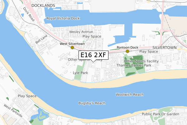E16 2XF map - small scale - OS Open Zoomstack (Ordnance Survey) E16 2XF map - small scale - OS Open Zoomstack (Ordnance Survey)