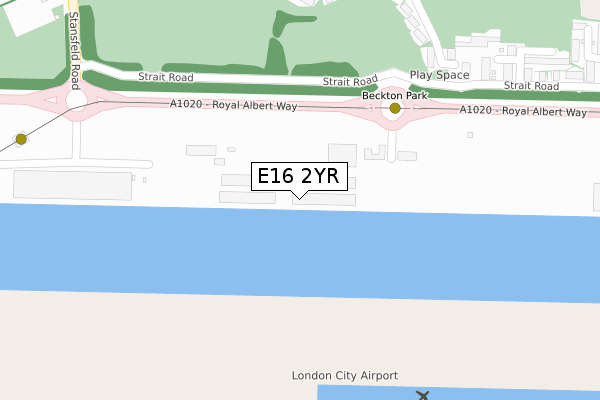 E16 2YR map - large scale - OS Open Zoomstack (Ordnance Survey) E16 2YR map - large scale - OS Open Zoomstack (Ordnance Survey)
