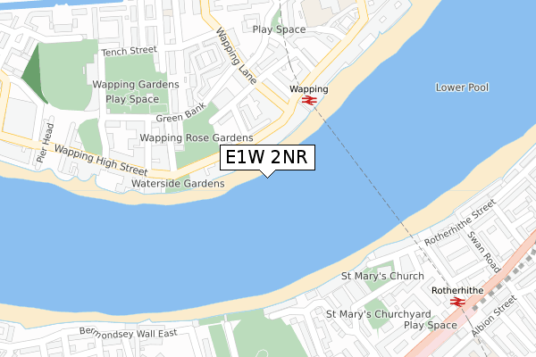 E1W 2NR map - large scale - OS Open Zoomstack (Ordnance Survey) E1W 2NR map - large scale - OS Open Zoomstack (Ordnance Survey)