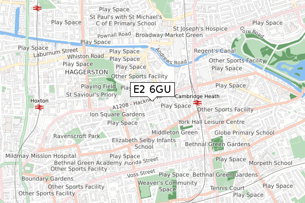 E2 6GU map - small scale - OS Open Zoomstack (Ordnance Survey) E2 6GU map - small scale - OS Open Zoomstack (Ordnance Survey)
