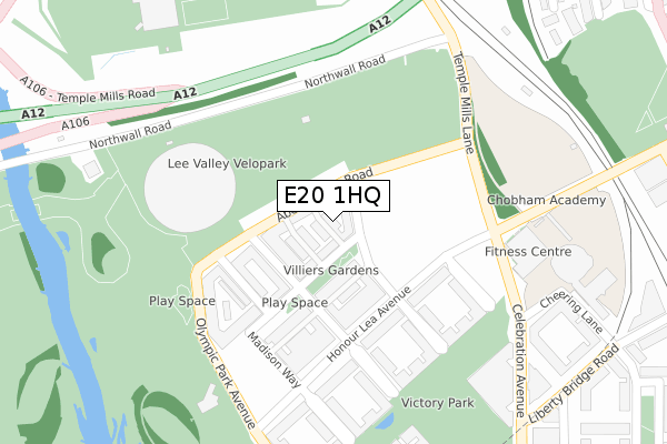 E20 1HQ map - large scale - OS Open Zoomstack (Ordnance Survey) E20 1HQ map - large scale - OS Open Zoomstack (Ordnance Survey)