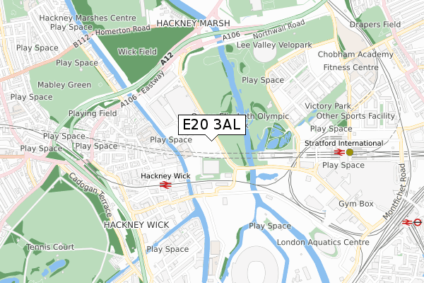 E20 3AL map - small scale - OS Open Zoomstack (Ordnance Survey) E20 3AL map - small scale - OS Open Zoomstack (Ordnance Survey)
