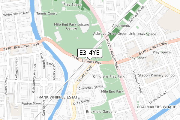 E3 4YE map - large scale - OS Open Zoomstack (Ordnance Survey) E3 4YE map - large scale - OS Open Zoomstack (Ordnance Survey)