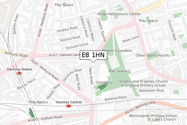 E8 1HN map - large scale - OS Open Zoomstack (Ordnance Survey) E8 1HN map - large scale - OS Open Zoomstack (Ordnance Survey)